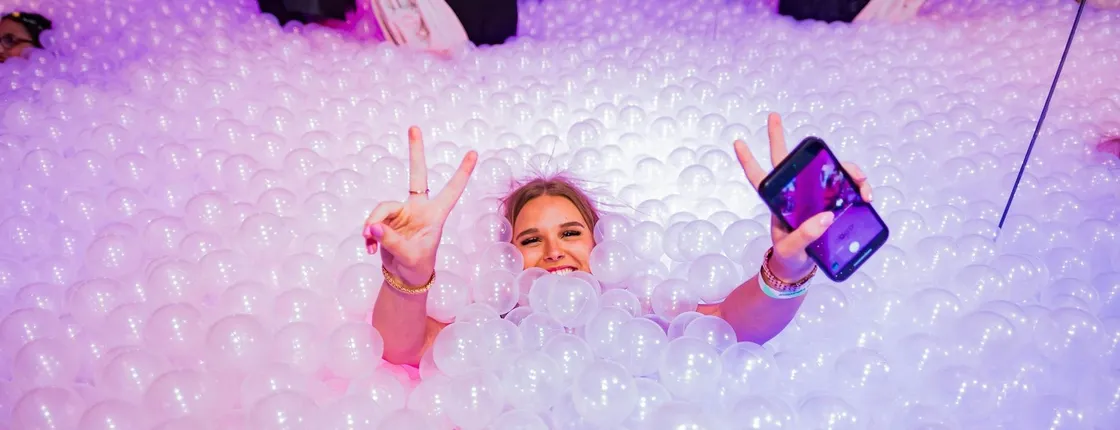 Ballie Ballerson ball pit and cocktail bar experience in London