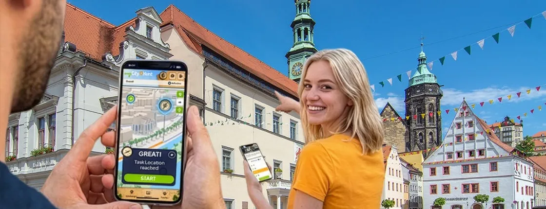Self-guided digital scavenger hunt in Pirna
