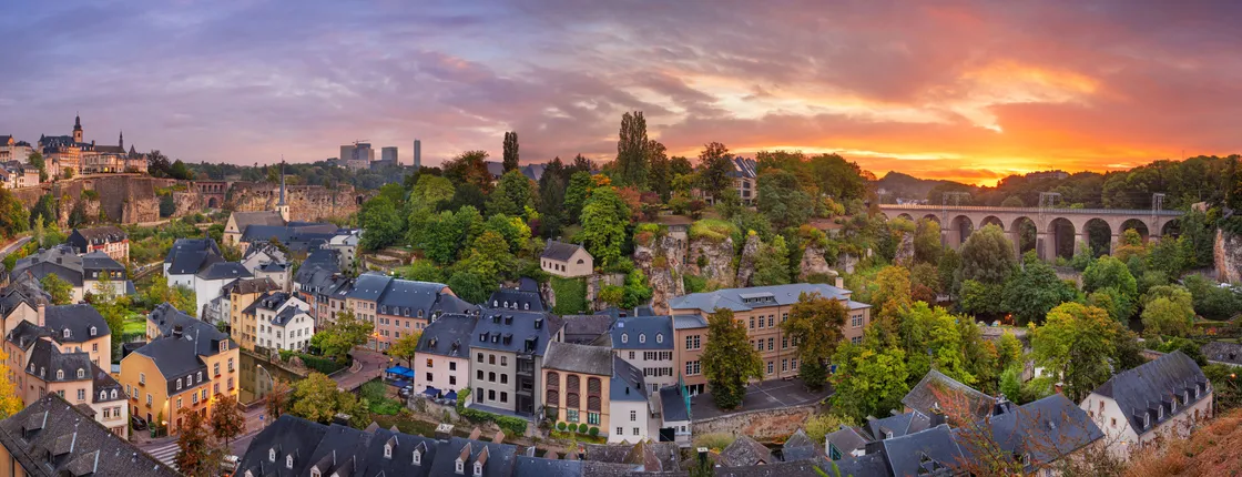 Self guided tour with interactive city game of Luxembourg City