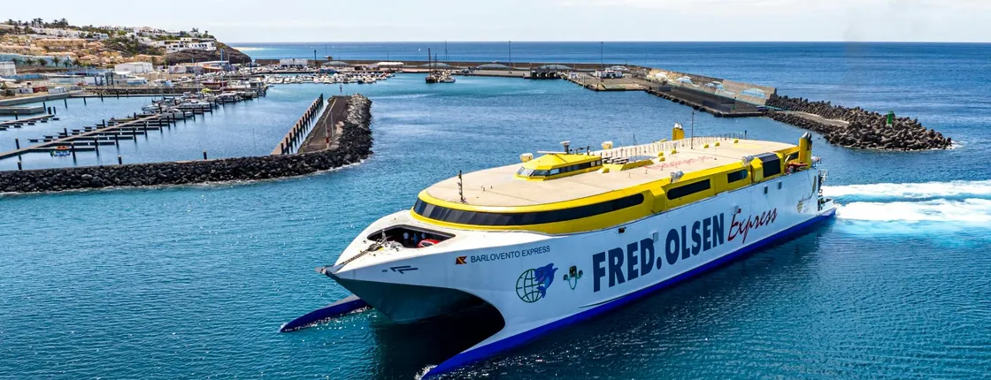 One-way ticket with Fred Olsen from Fuerteventura to Gran Canaria
