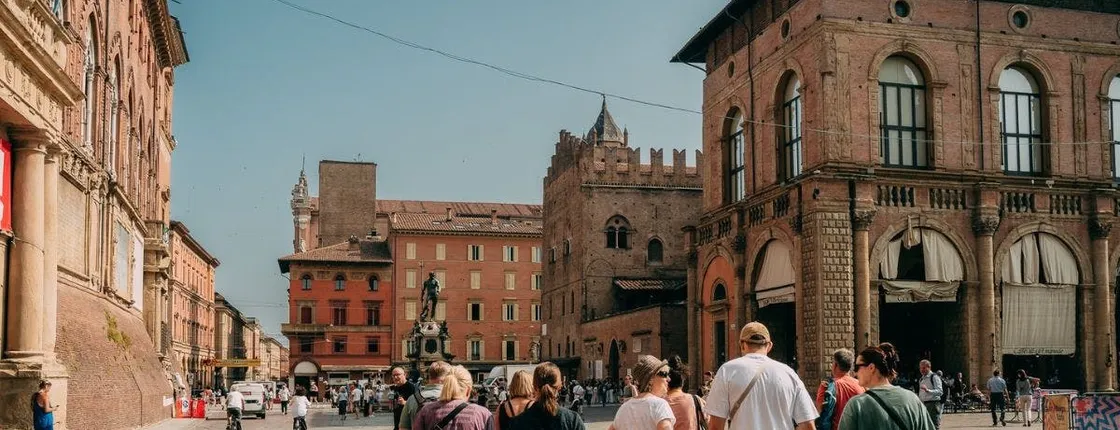 Bologna small-group walking tour with Archiginnasio