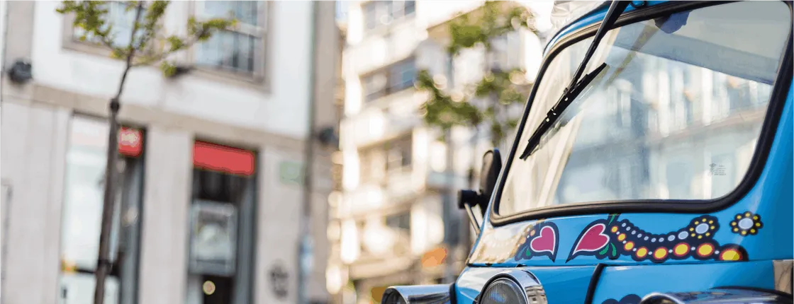 Porto 1-hour Tuk Tuk tour