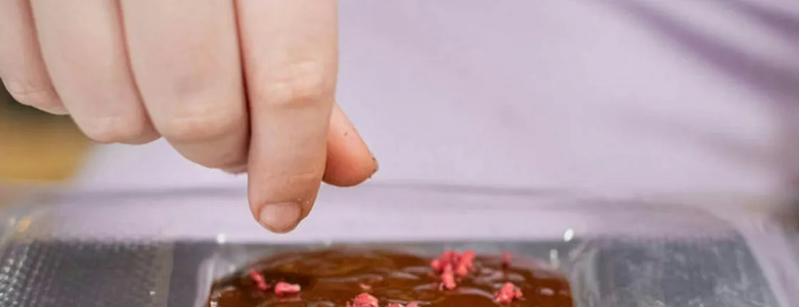 Chocolate bar making