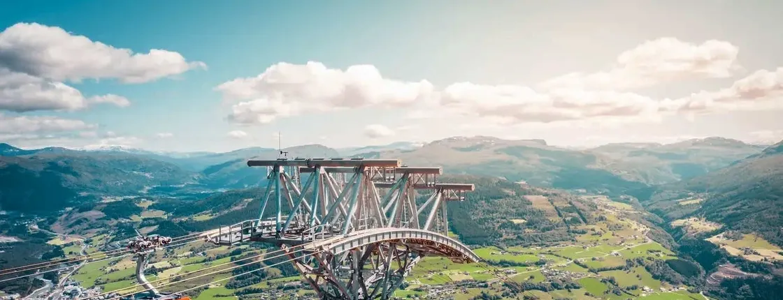Hardangerfjord, Voss gondola and waterfalls guided tour