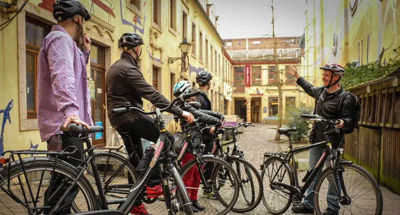 Guided bike tour of Dresden