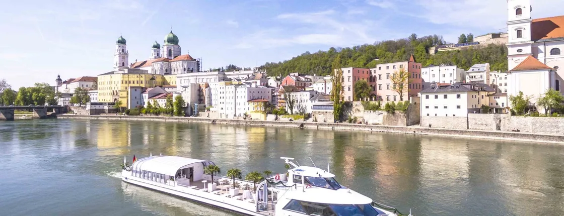 Three Rivers Sightseeing Boat Tour in Passau