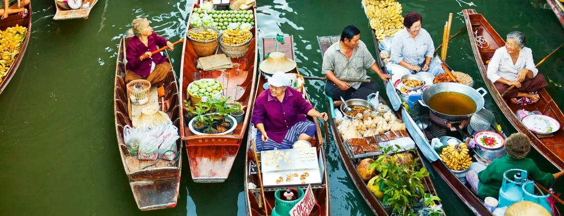 Floating and railway markets tour