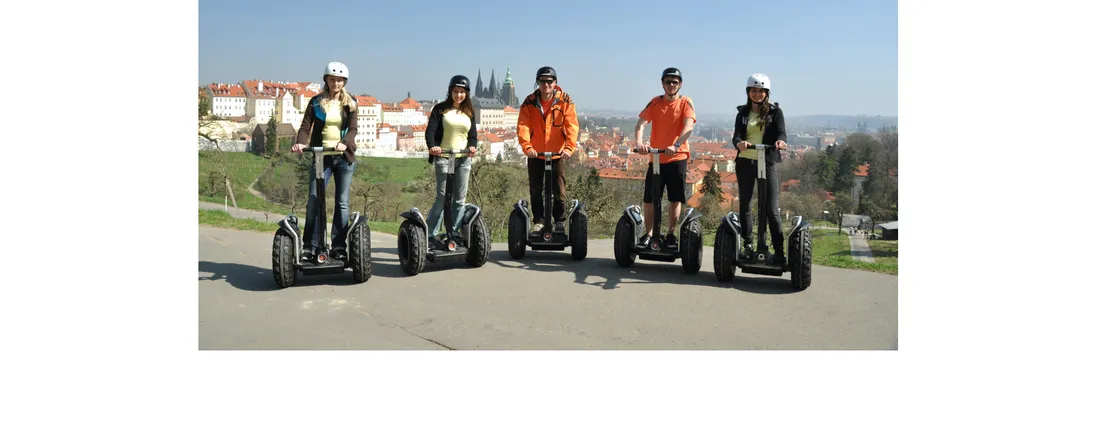 Private self-balancing scooter tour with pickup and drop-off