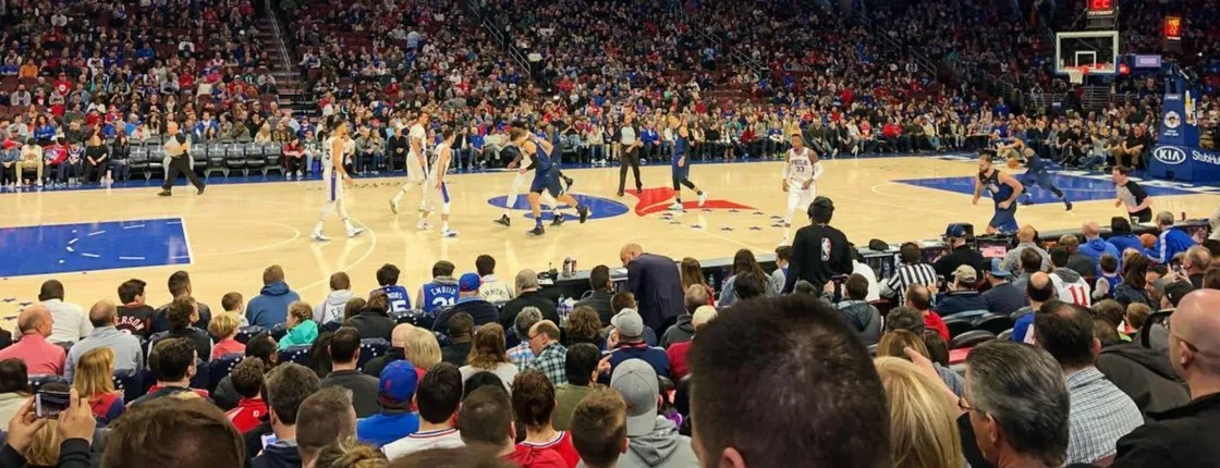 Philadelphia 76ers Basketball Game at Wells Fargo Center