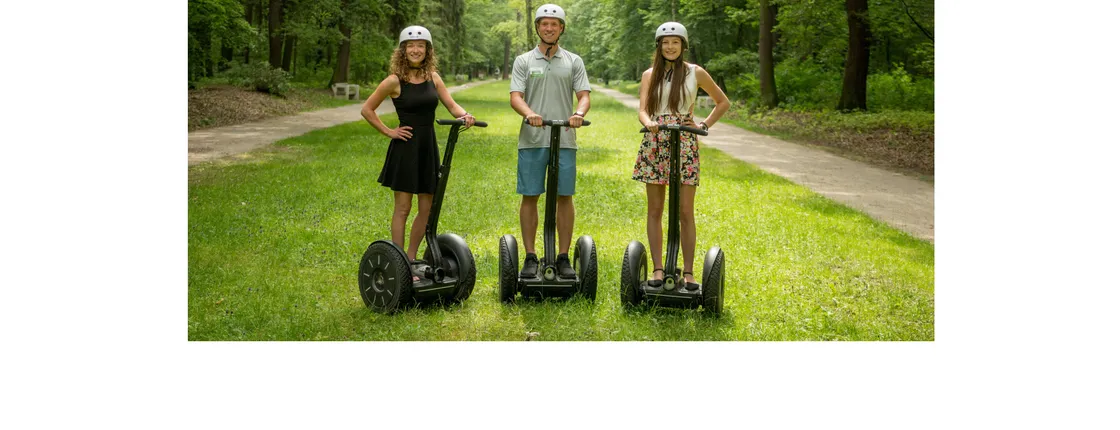 Prague self-balancing scooter small group guided tour with pickup and drop-off