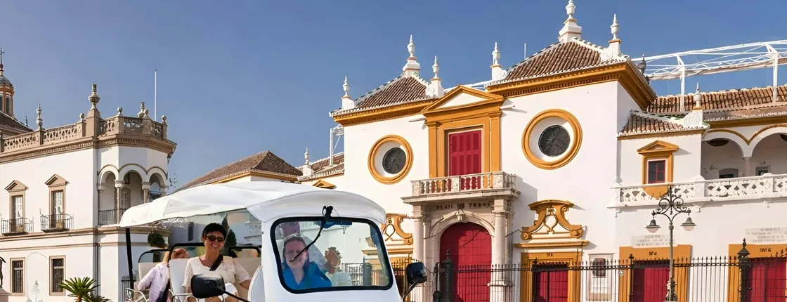 Seville 2-hour grand tour in private tuk tuk with local guide