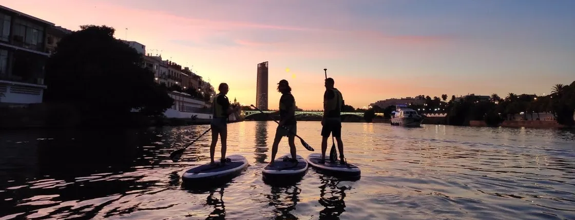 90-minute sunset SUP tour in Seville