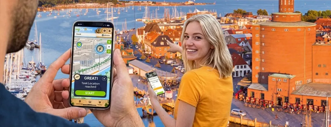 Self-guided digital scavenger hunt in Eckernförde