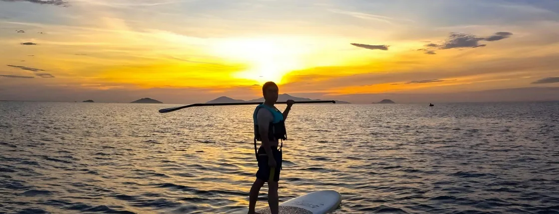 Sunrise stand-up paddle tour in Hoi An with breakfast