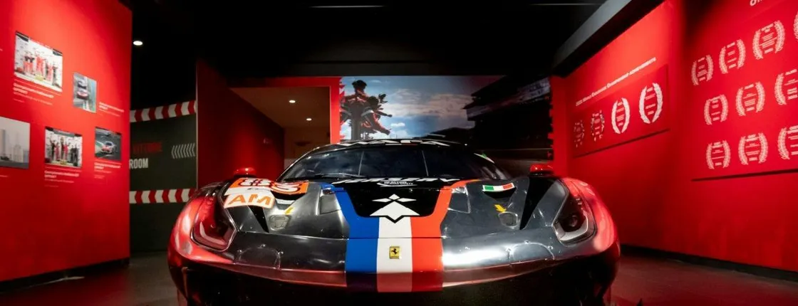 Entrance ticket to Lamborghini and Ferrari museum in Maranello