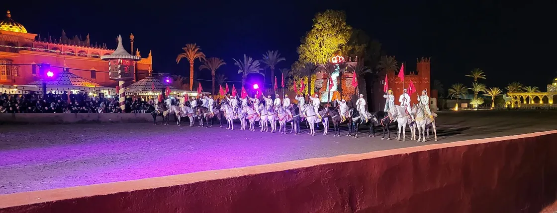 Fantasia Evening Show at Chez Ali Marrakech with Moroccan Dinner