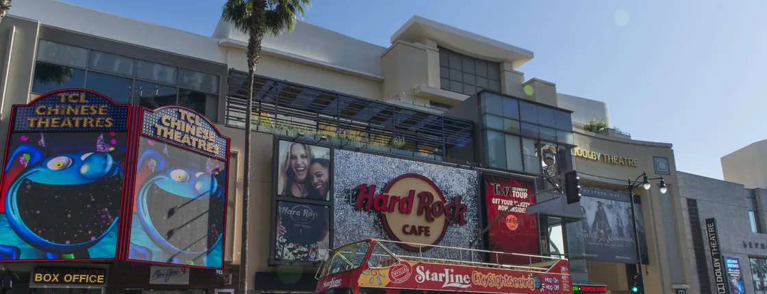 City Sightseeing hop-on hop-off bus tour of Hollywood and Los Angeles