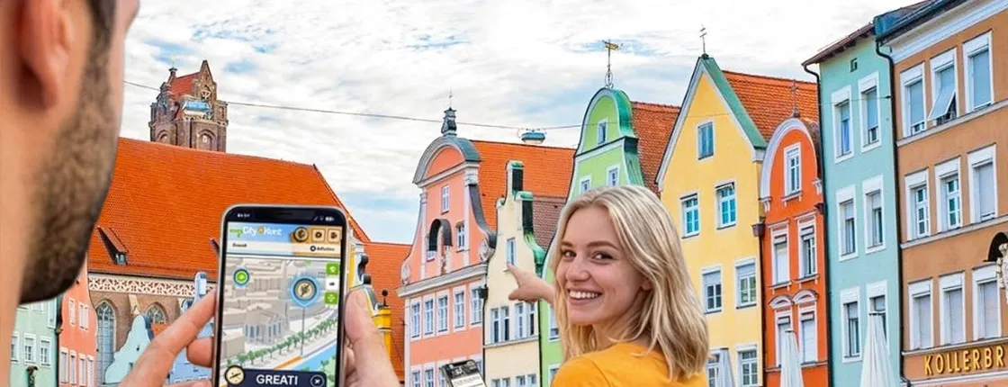 Self-guided digital scavenger hunt in Landshut