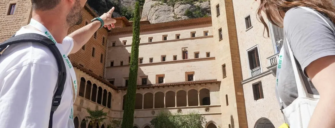 Millennium Montserrat tour with cog-wheel train and black Madonna