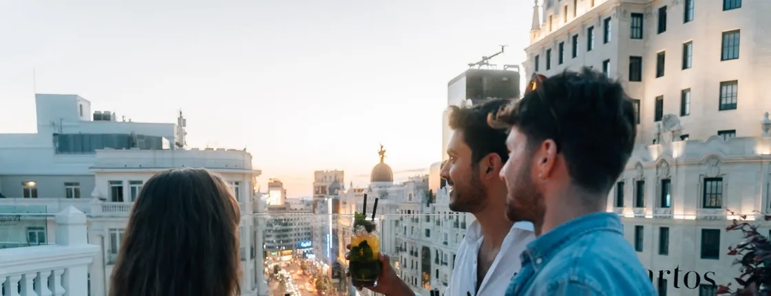 Madrid tapas and wine tour with rooftop drinks
