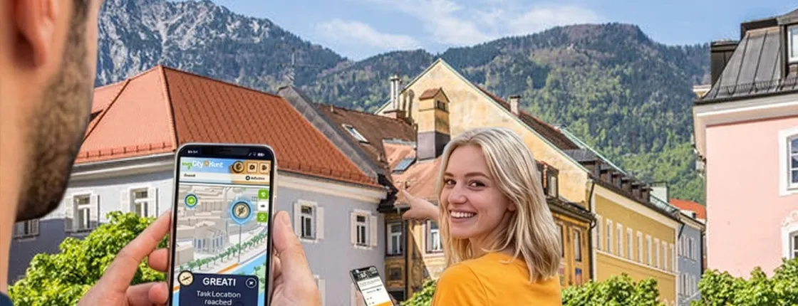 Self-guided digital scavenger hunt in Bad Reichenhall