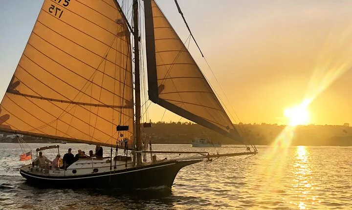 San Diego Bay Sail Aboard a Vintage Yacht Beer and Wine Included
