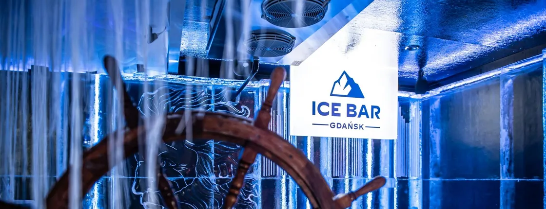 Gdańsk ice bar experience with cocktails and games