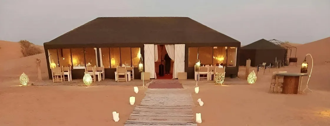 Agafay experience with dinner, buggy and camel ride