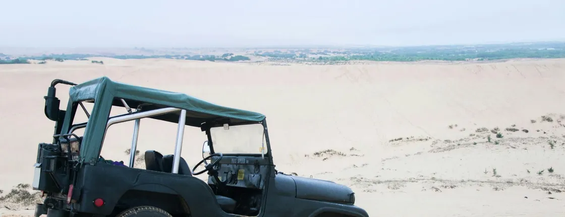 4x4 ride and Tra Que Village with optional basket boat
