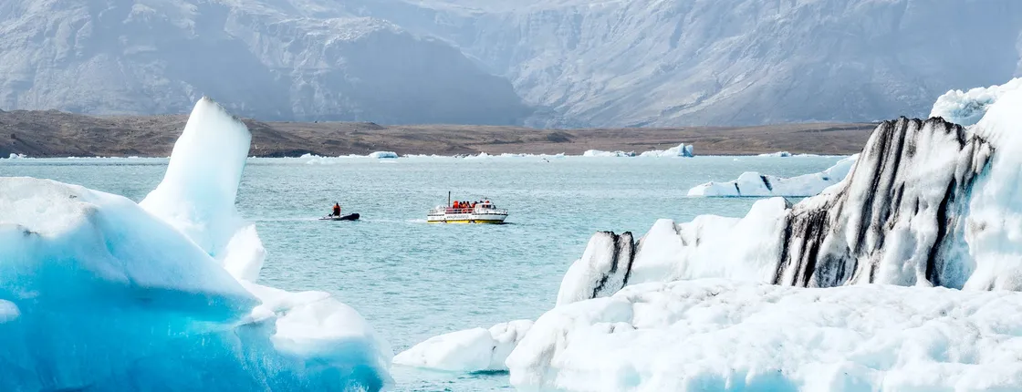 Glacier Lagoon Jökulsárlón tour with boat ride