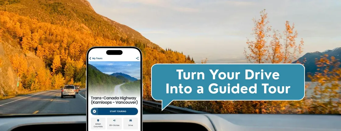 Vancouver to Kamloops scenic drive and self-guided audio tour