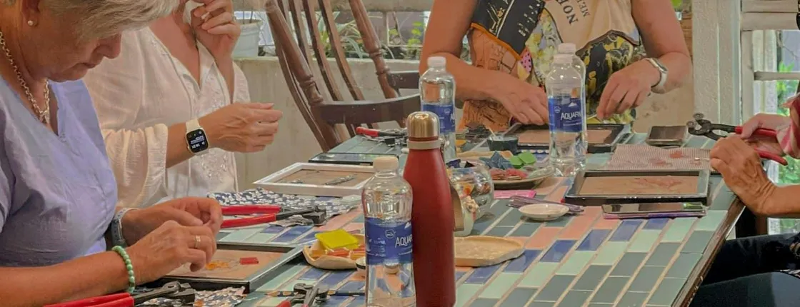 Mosaic art workshop experience in Ho Chi Minh City