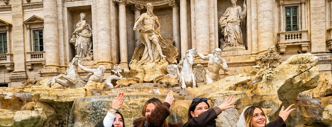 Trevi Fountain ticket with on-site assistance