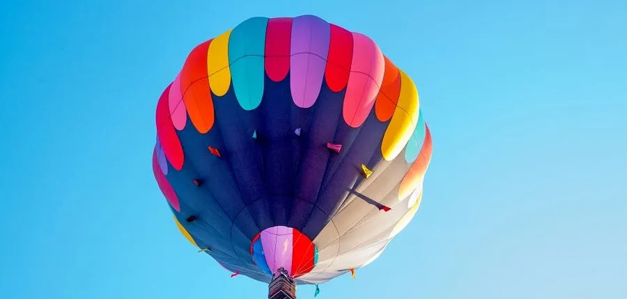 Teotihuacan pyramids hot air balloon ride