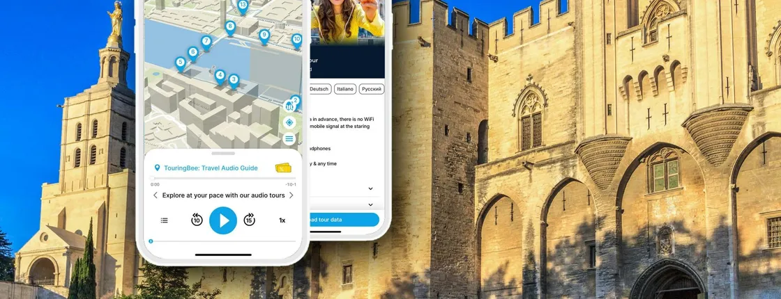 Avignon self-guided walking tour with audio app