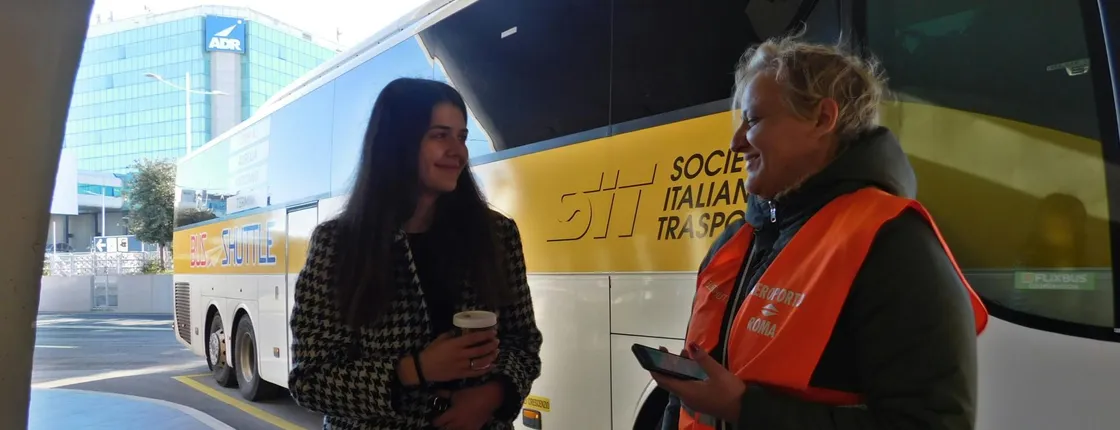 Single trip transfer ticket from Rome Fiumicino airport to Vatican