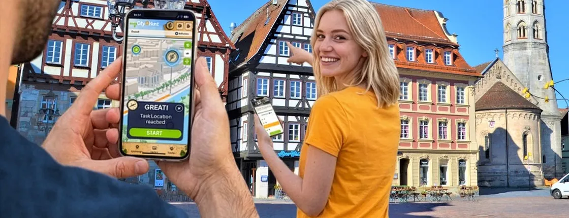 Self-guided digital scavenger hunt in Schwäbisch Gmünd