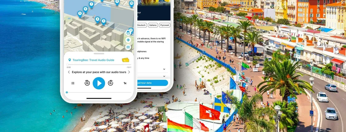 Nice self-guided walking tour with audio app