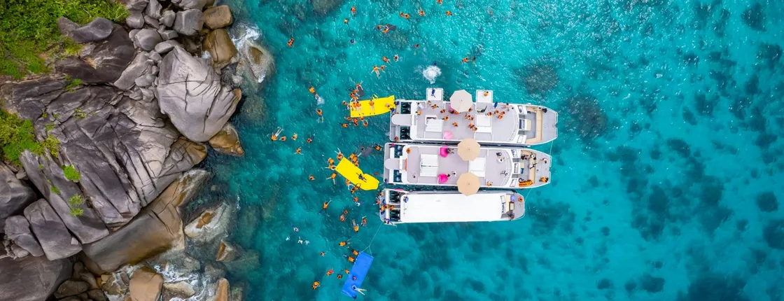 Speed catamaran tour from Phuket to Similan Islands