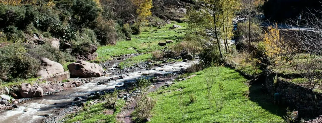 Toubkal High Atlas Mountains guided trek from Marrakech
