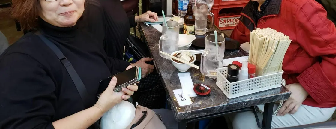 Asakusa evening history tour and bar hopping