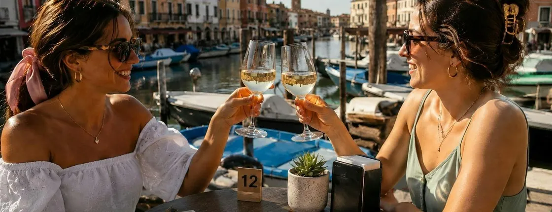 Private wine tasting with food pairing in Chioggia