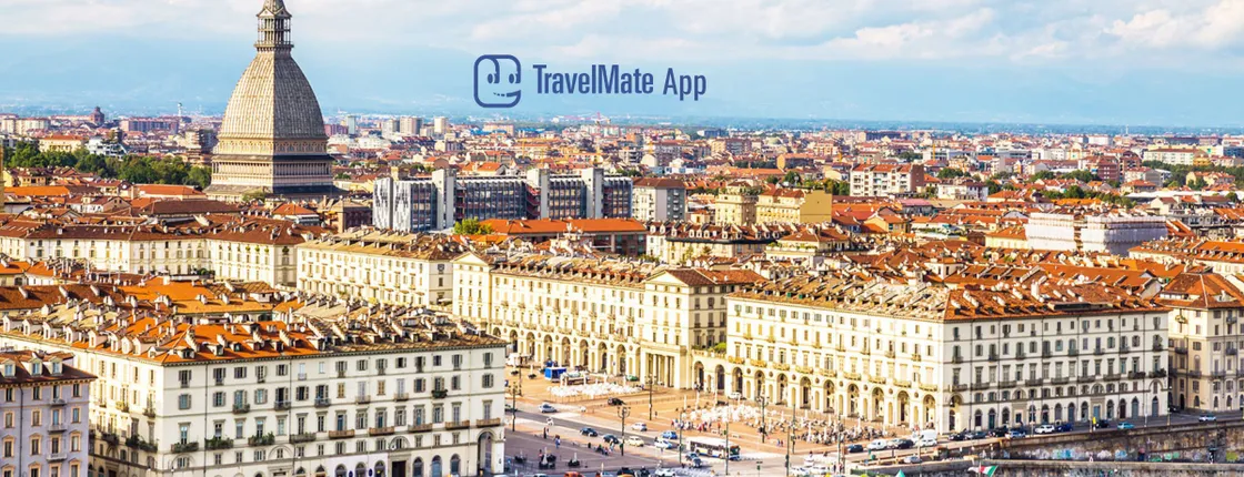 Turin audio guide with TravelMate app