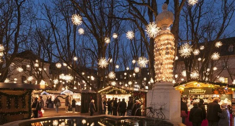 Christmas magic walking tour in Basel