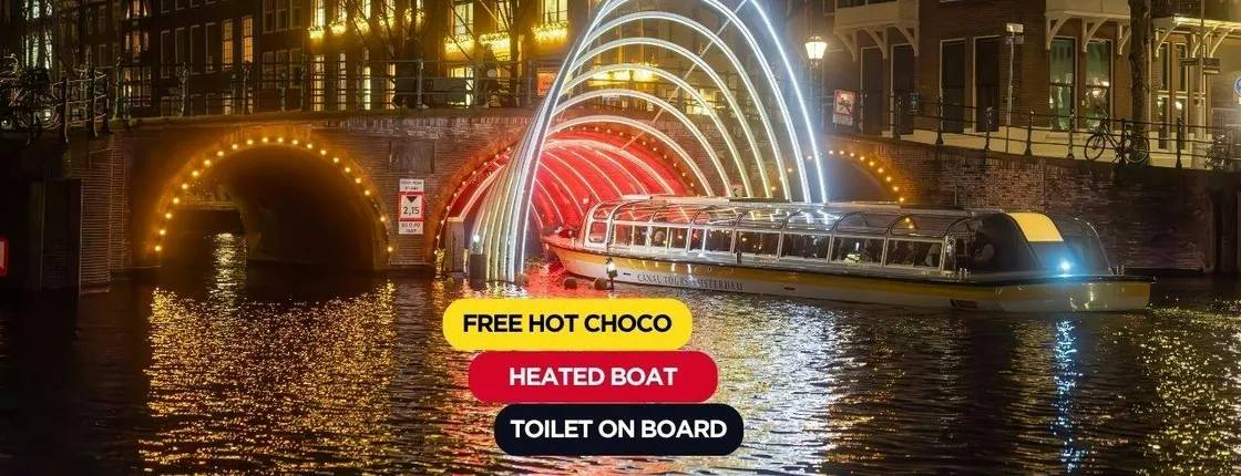 Amsterdam Light Festival canal cruise