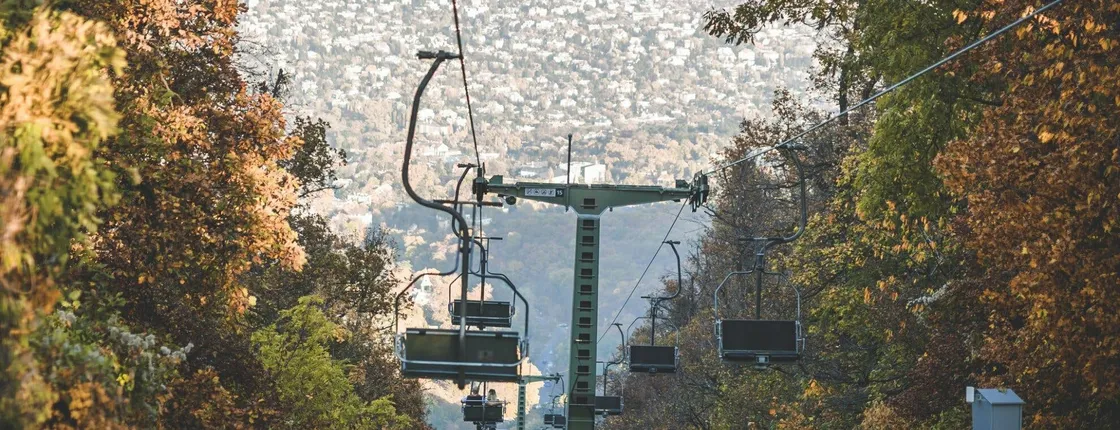 Janos hill tower visit by chairlift in Budapest