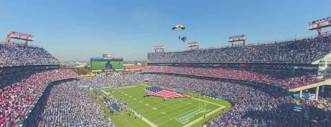 Tennessee Titans football game ticket at Nissan Stadium