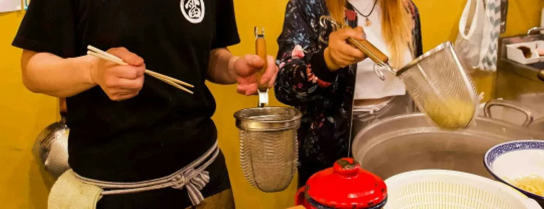 Behind the counter ramen shop adventure