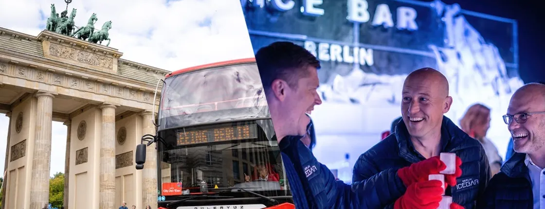 Berlin Icebar and 24 hour hop-on hop-off bus ticket
