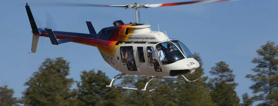 North Canyon helicopter tour from Grand Canyon South Rim